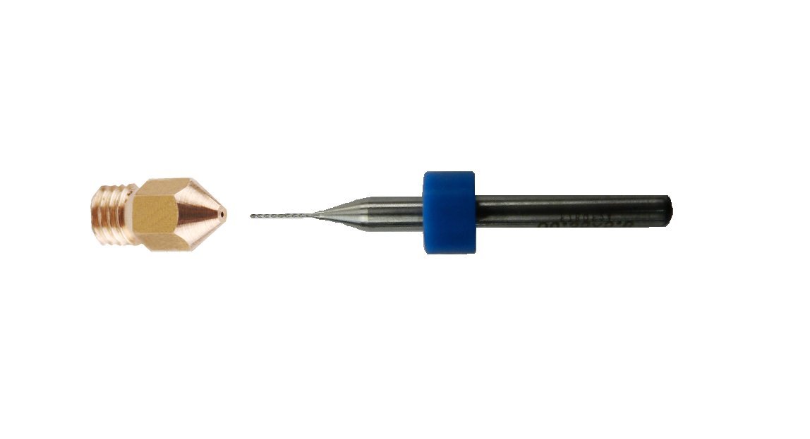 Daewon 3D Printer .4mm Nozzle Cleaner 10 Pack - Universal Japanese Tungsten Carbide Bits for Smooth 3D Printing - Extends Nozzle Life & Improves Print Quality - Perfect for PLA, ABS, PETG Filament Maintenance