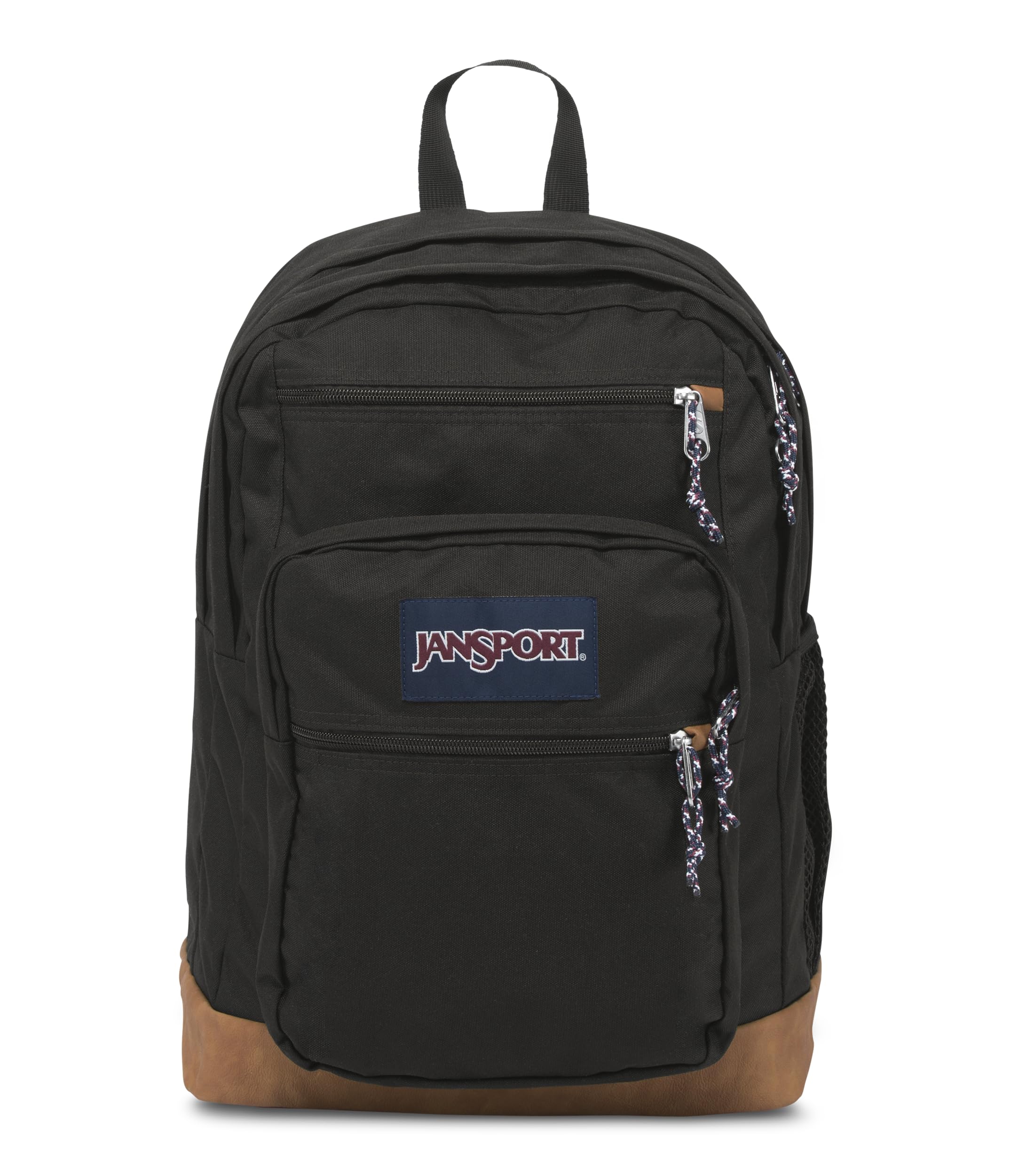JanSport Cool Backpack - Large 15-Inch Laptop Sleeve, Ergonomic Straps, 2 Compartments, Black - Perfect for School, Work, and Travel