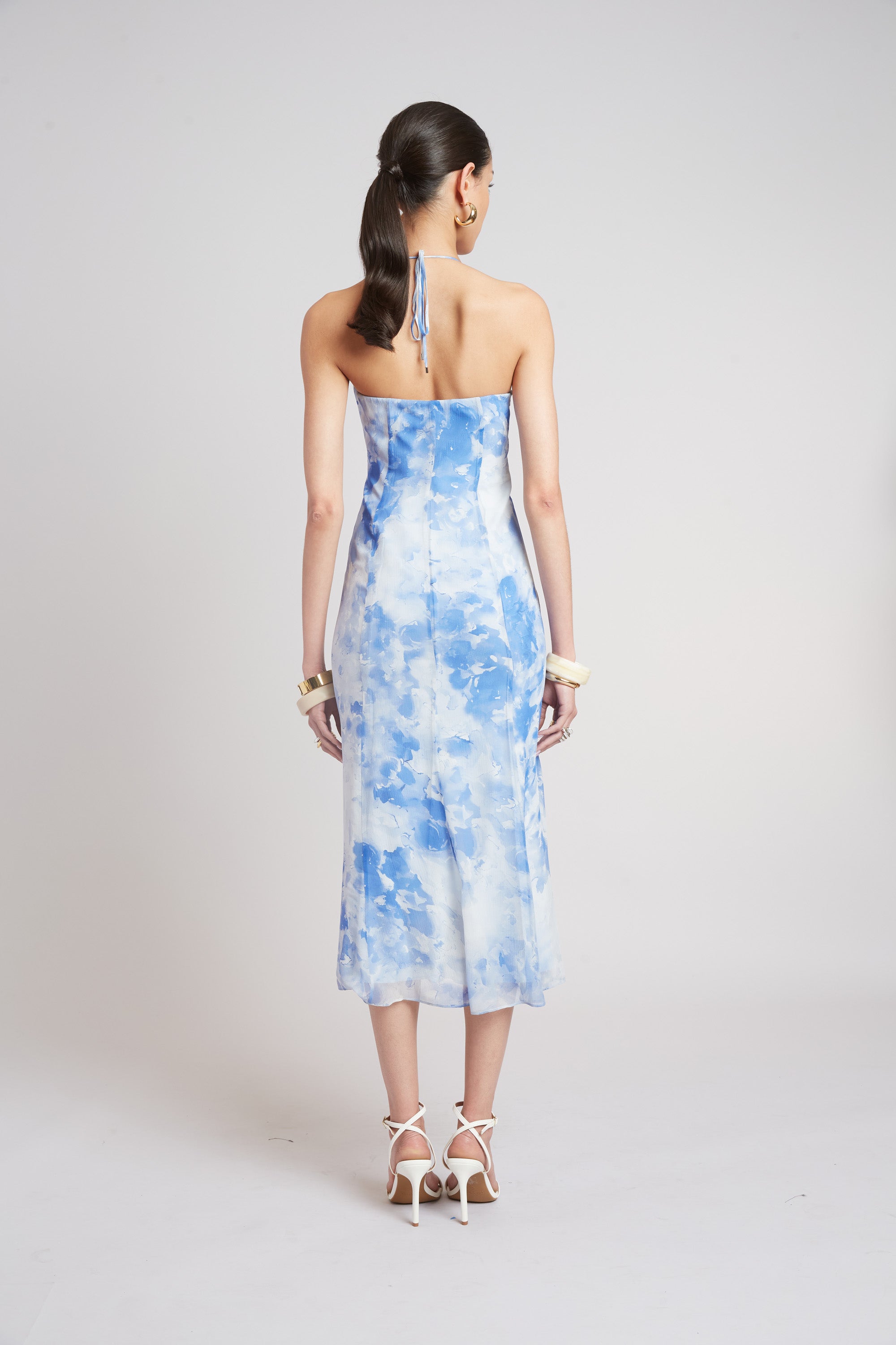 Oceana Silk Dress - Elegant Women's Summer Maxi Dress for Beach, Wedding & Evening Wear | Breathable & Comfortable Silk Fabric