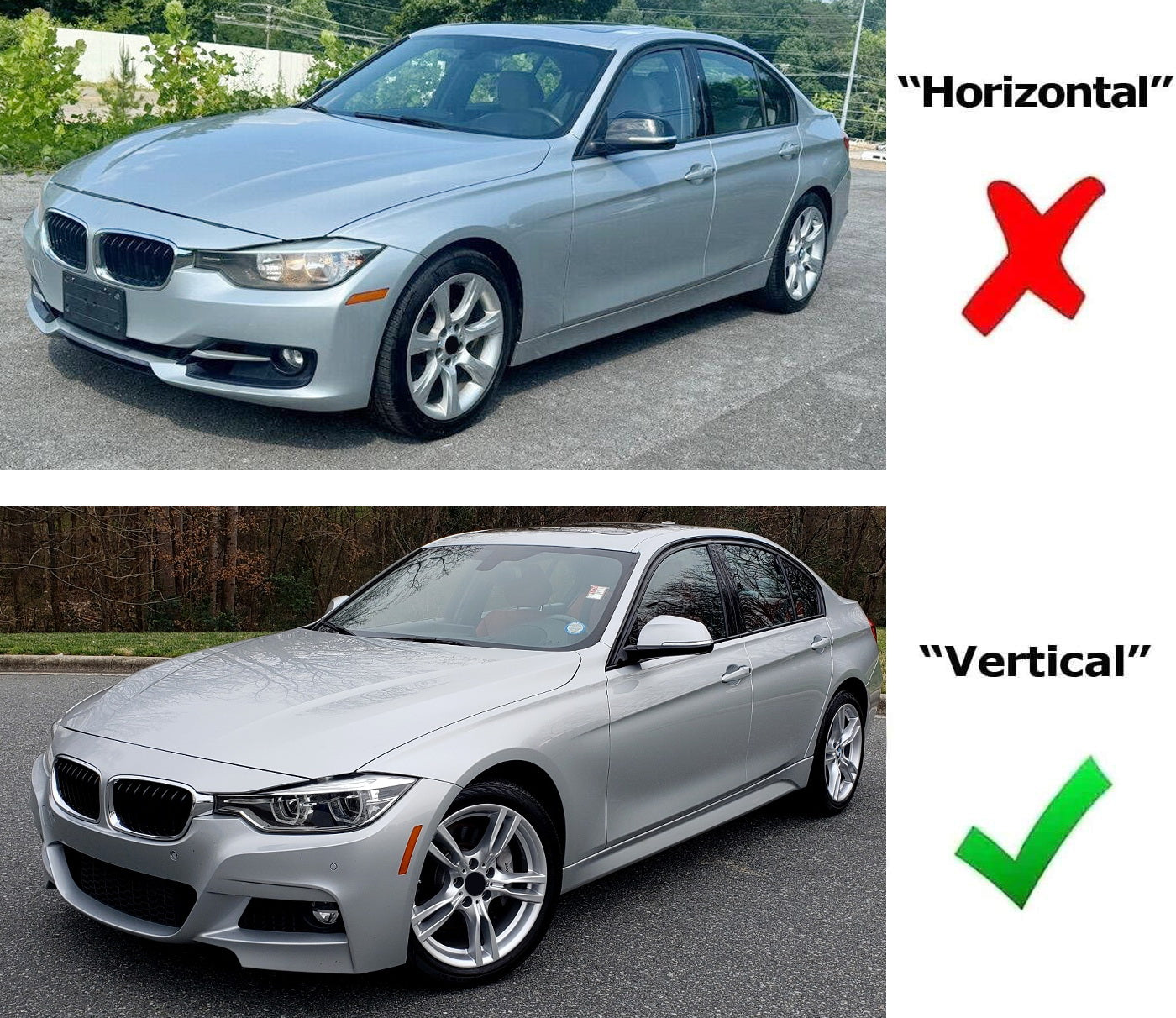 Clear Lens White LED Bumper Side Marker Lights for BMW 3/4 Series 2016-2019 - Durable Replacement for Enhanced Visibility & Style - Perfect for Night Driving & Car Customization