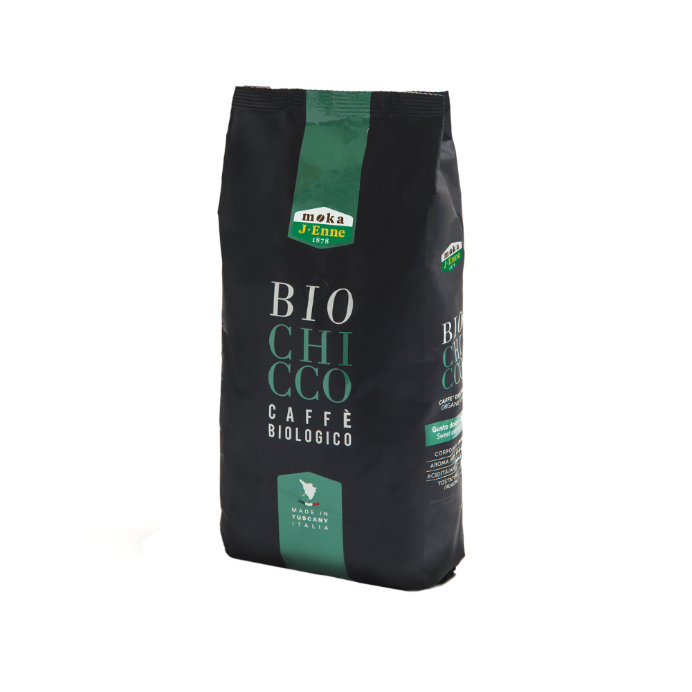 Moka Jenne Bio - Organic Coffee Beans for Espresso & French Press - Perfect for Home Brewing & Gifts