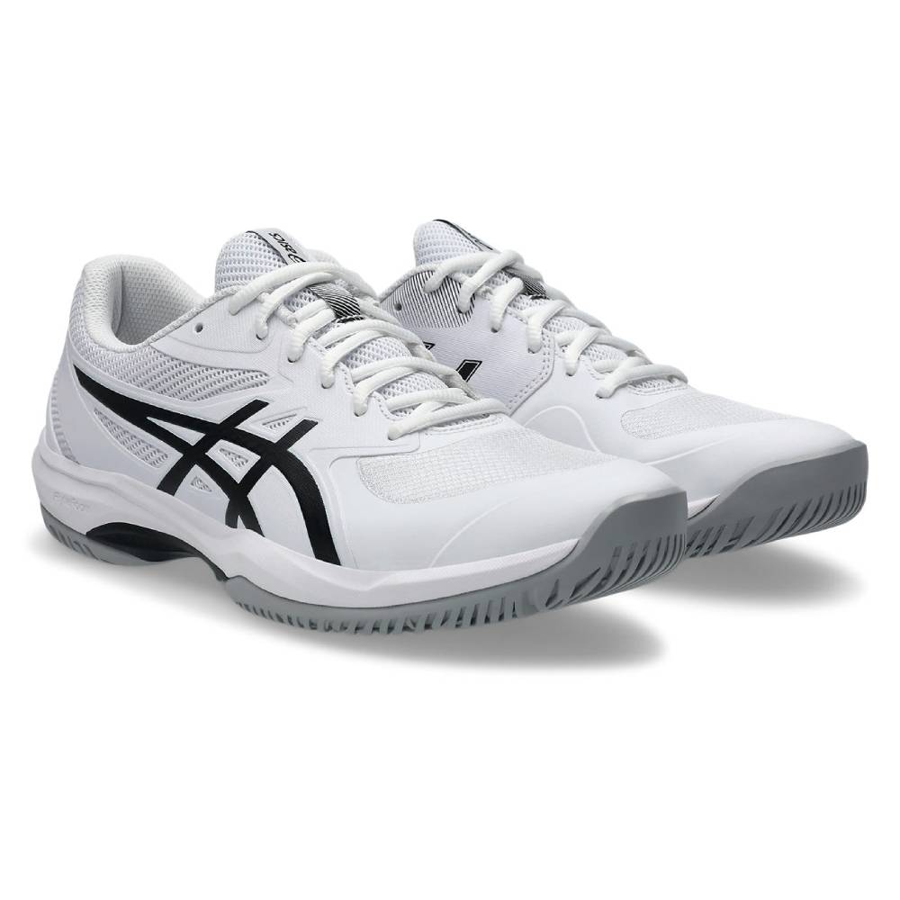ASICS Game FF Men's Tennis Shoes - White/Black - High-Performance Court Shoes for Competitive Play & Training - Perfect for Hard Court Matches & Tennis Practice Sessions