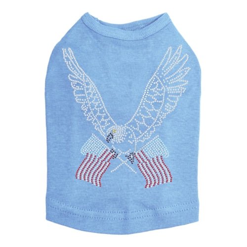 Patriotic Eagle Rhinestone Tank Top - USA Flag Design, Multiple Colors - Perfect for 4th of July & Independence Day Celebrations