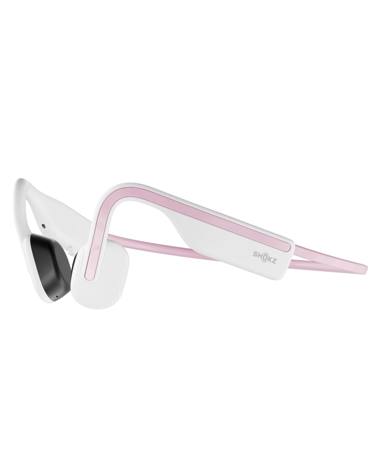 Shokz OpenMove Open-Ear Bluetooth Sport Headphones - Wireless Bone Conduction Headphones for Running, Cycling & Workouts - Sweatproof & Lightweight with Sticker Pack (Pink) - Perfect for Gym, Jogging & Outdoor Activities