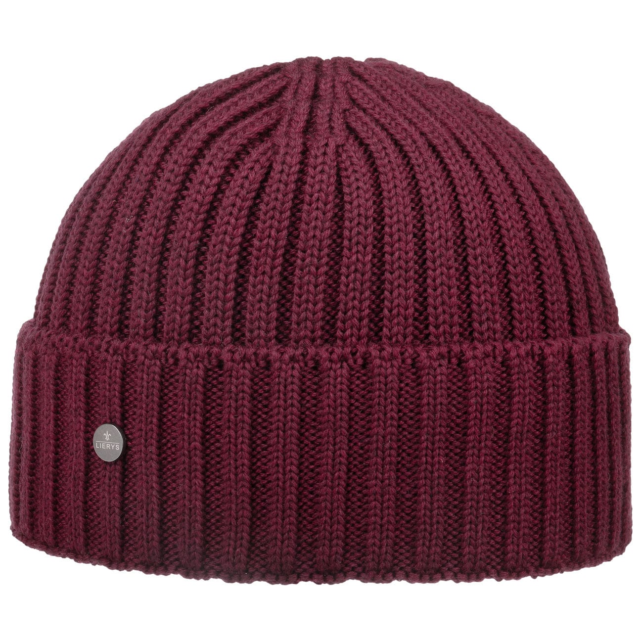 Lierys Merino Wool Rib Knit Beanie - Soft Winter Hat for Men & Women - Perfect for Skiing, Hiking & Cold Weather Activities