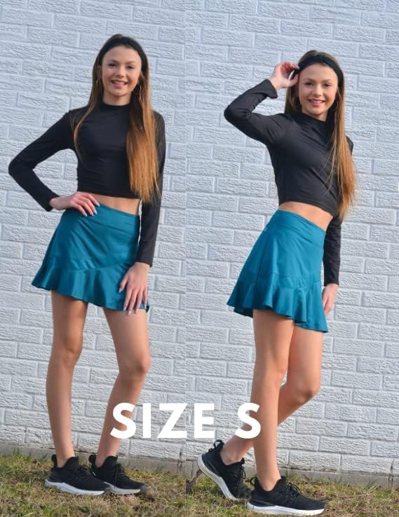 Ekouaer Women's Pleated Tennis Skirt with Shorts & Pockets - Lightweight Athletic Golf Skort for Running, Workout & Sports Activities | Perfect for Tennis, Golf, Gym & Outdoor Exercise