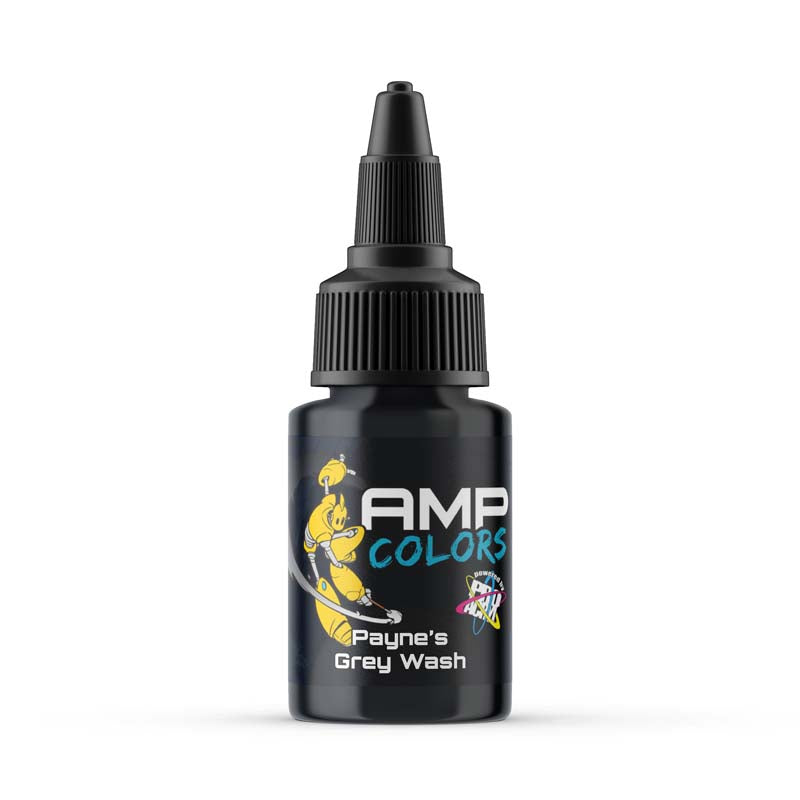AMP Pro Acryl Colors Payne's Grey Wash - Professional Acrylic Paint for Artists - Perfect for Canvas Painting, Illustration & DIY Crafts