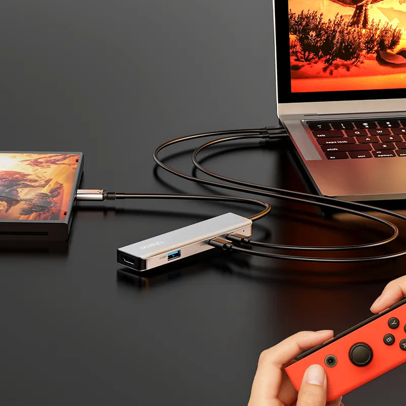 Ulanzi C060 USB C Video Capture Card - 4K HDMI to USB 3.0 for Live Streaming, Gaming, and Video Recording | Compatible with PC, Mac, PS5, Xbox, and DSLR Cameras | Perfect for Twitch, YouTube, and Zoom Meetings