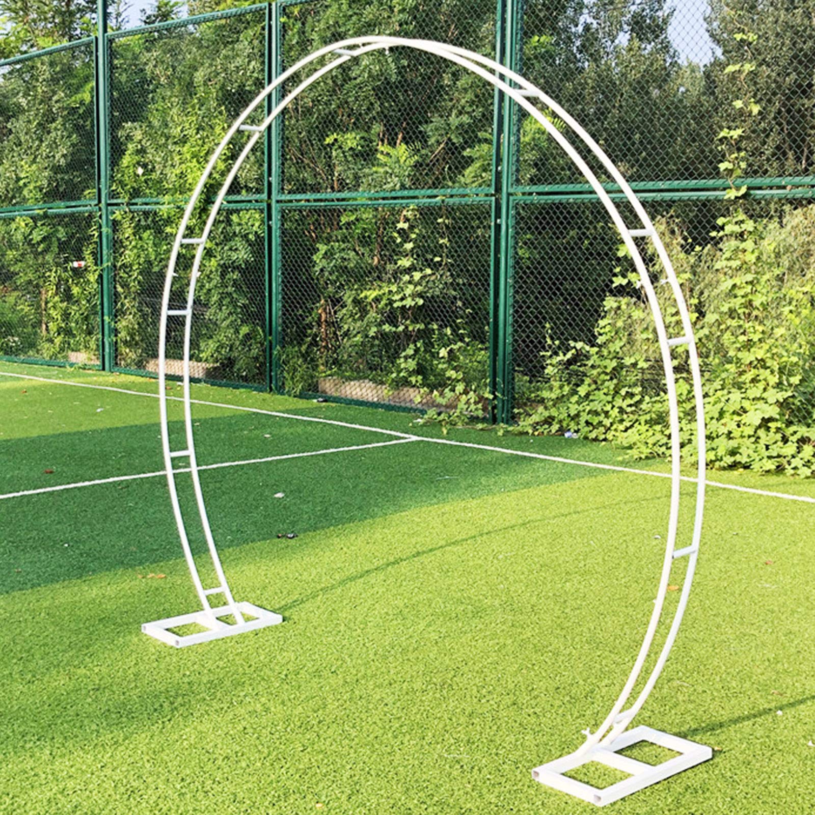 Elegant Metal Round Balloon Wedding Arch - Perfect for Birthday Parties, Anniversaries, Baby Showers & Outdoor Events | Durable & Stylish Backdrop for Photos & Decorations