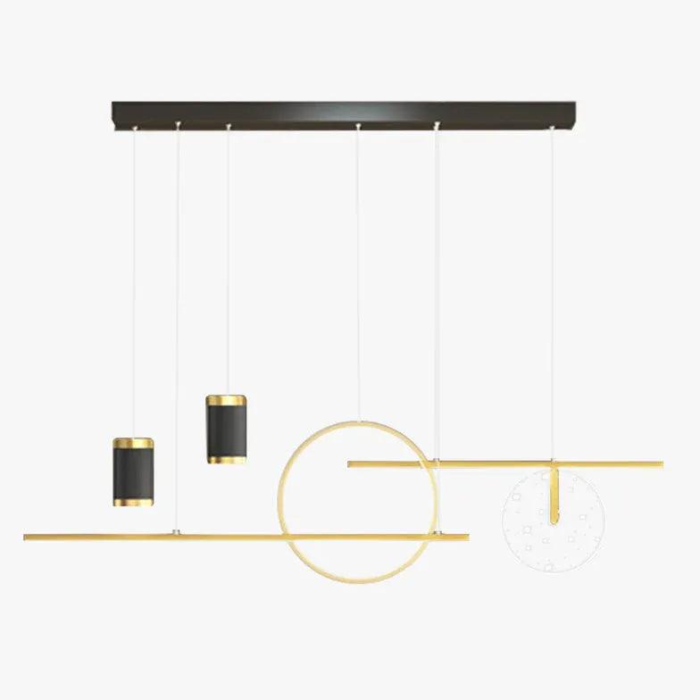 Modern LED Pendant Light for Dining Room - Adjustable Dimmable Ceiling Fixture with Night Sky Atmosphere, Perfect for Kitchen Island, Restaurant, Cafe & Home Decor