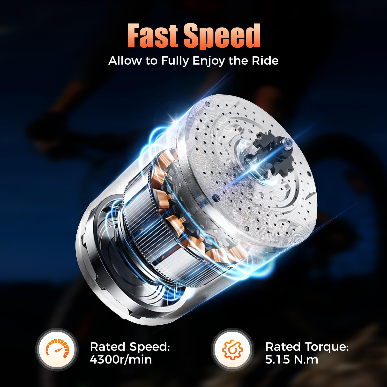 60V 2000W Brushless DC Motor Kit with Controller & Throttle - 4300RPM High Power Electric Motor for E-Bikes, Scooters, ATVs, Go Karts & Mopeds - Perfect for DIY Electric Vehicle Upgrades & Off-Road Adventures
