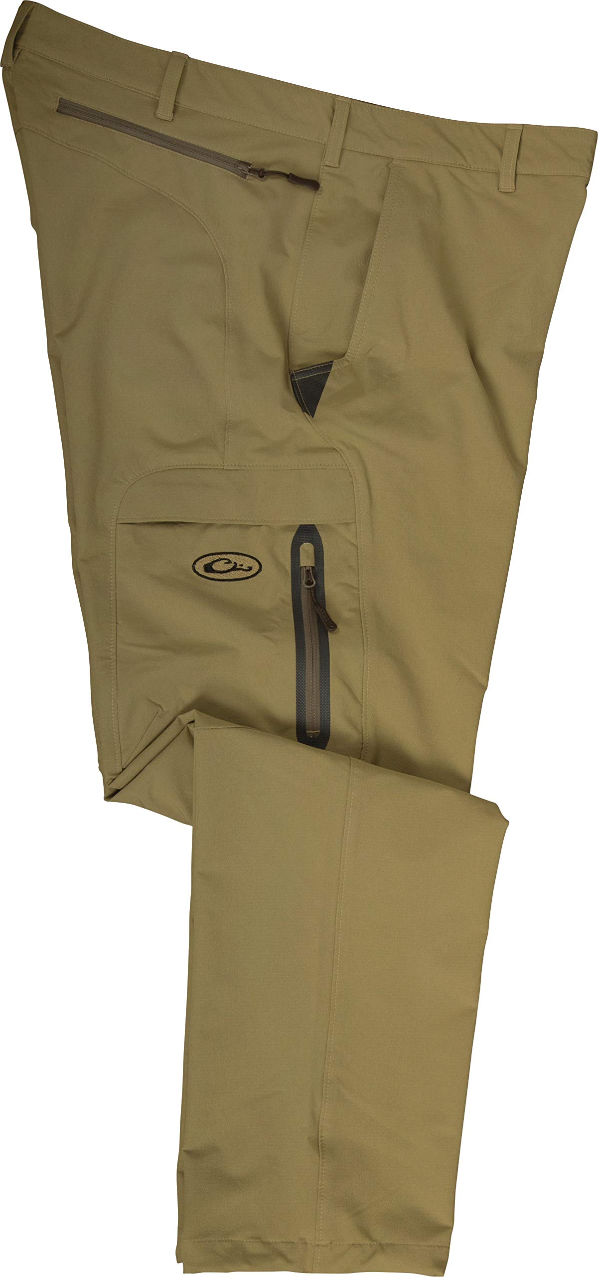 Drake Waterfowl Early Season Tech Stretch Hunting Pants for Men - Waterproof Camo Outdoor Gear for Duck Hunting & Field Sports