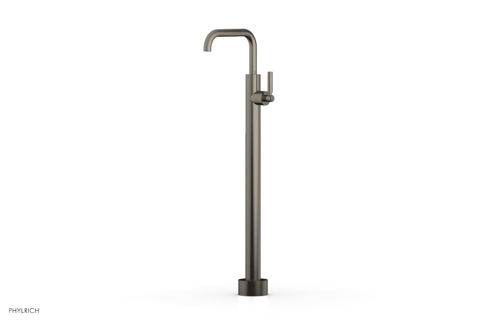 Premium Tall Floor Mount Tub Filler with Lever Handle - D130 45 02 - Modern Bathroom Faucet for Freestanding Tubs, Luxury Spa Experience
