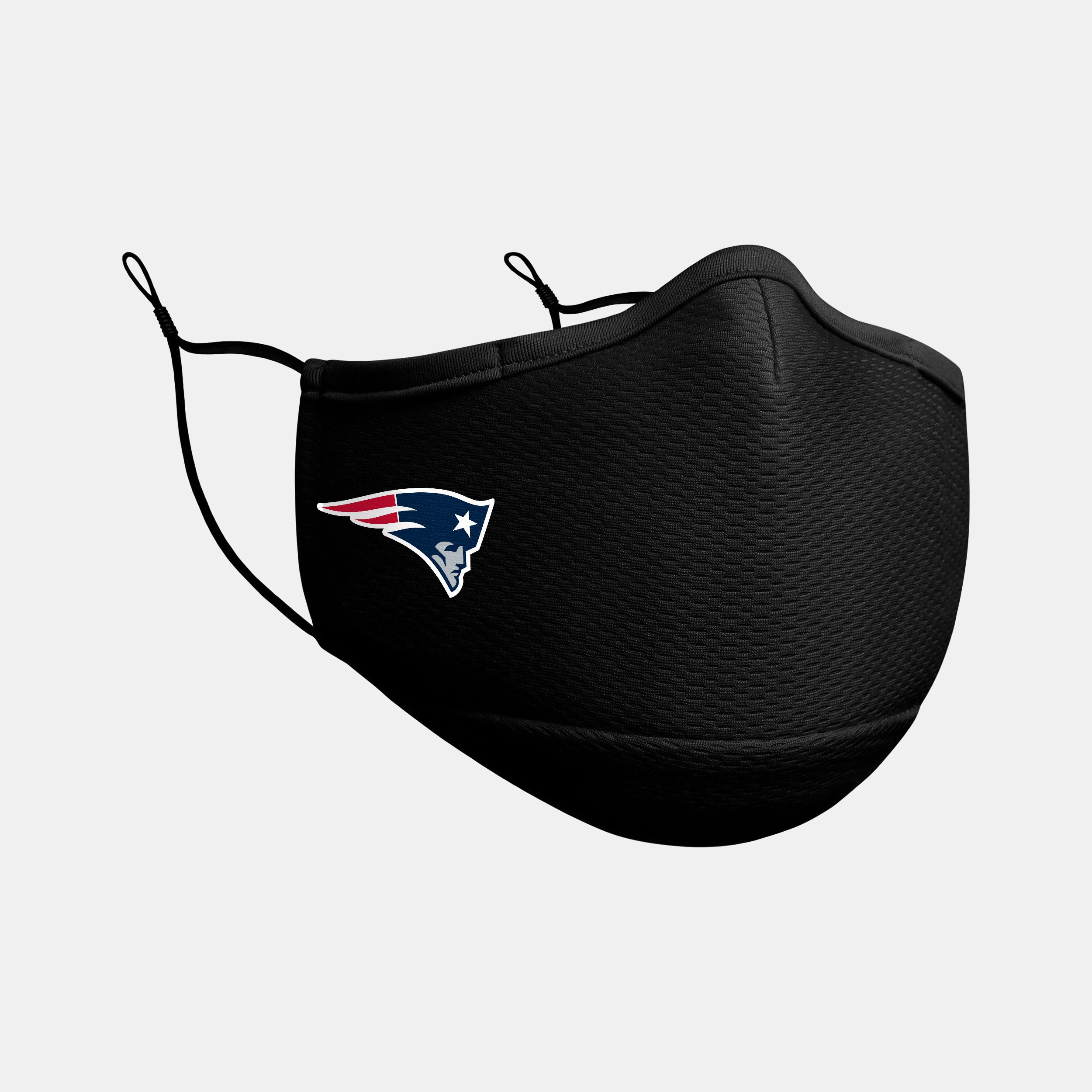 New Era Official New England Patriots Team Logo Face Mask - Comfortable & Breathable for Everyday Wear, Sports, and Outdoor Activities