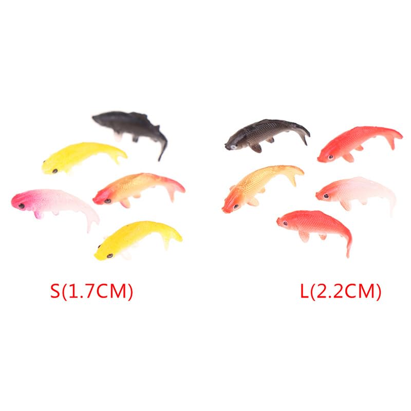 40Pcs Mini Koi Fish Figurines - Tiny Goldfish Decorations for Fairy Gardens, Aquariums & Home Decor | Perfect for DIY Crafts, Terrariums & Miniature Landscapes