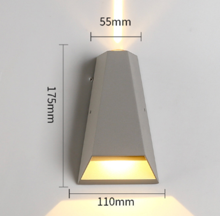 Empire Waterproof Wall Lamp - Outdoor & Indoor Use - Perfect for Patio, Garden, Porch, and Bathroom Lighting - Final Sale