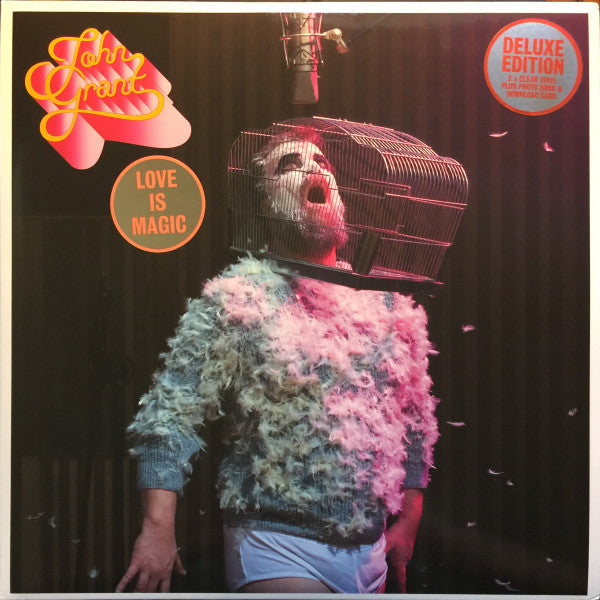 John Grant - Love Is Magic (2xLP, Album, Deluxe Edition, Clear Vinyl) - Near Mint (NM/M) Condition - Perfect for Vinyl Collectors & Music Lovers