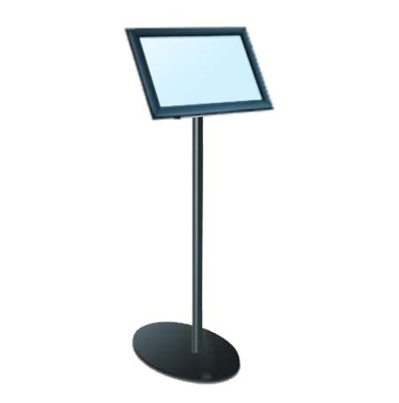 11x17 Angled Sign Frame - Snap Open Display Stand for 11x17 Inserts | Perfect for Retail Stores, Restaurants & Trade Shows