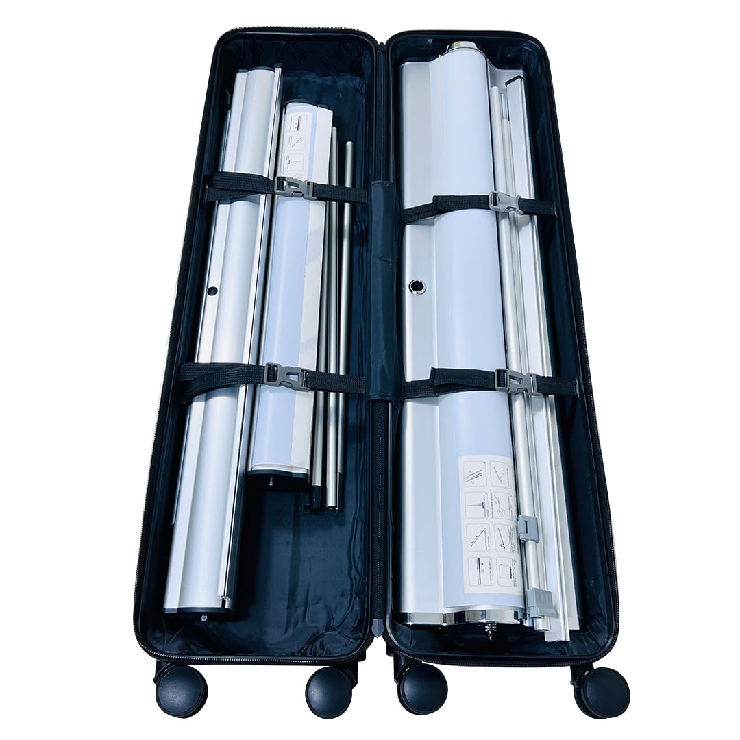 Hard Rolling Travel Case with Wheels - 39.5