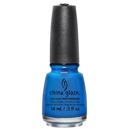 China Glaze Blue Sparrow Nail Polish 0.5 oz #80840 - Vibrant Cobalt Blue Nail Lacquer for Professional Salon & At-Home Manicures