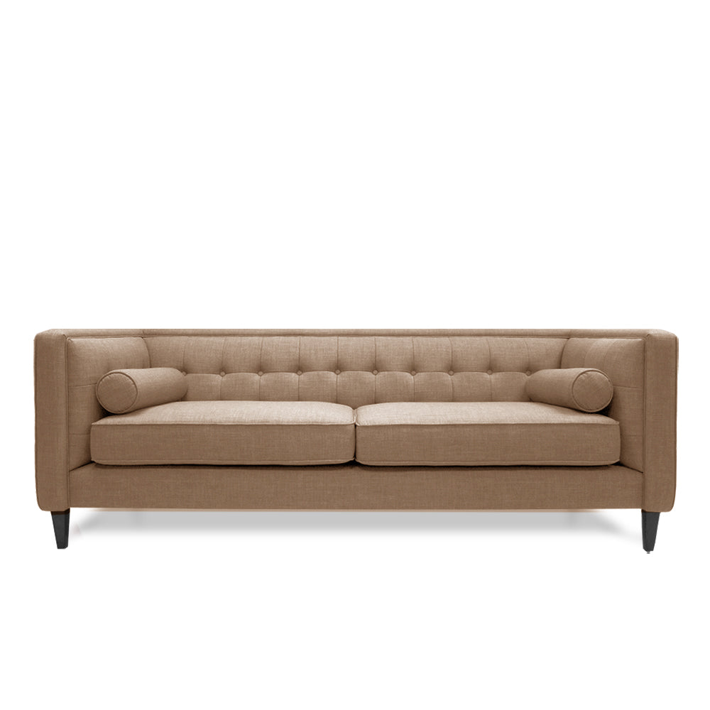 Premium 3-Seater Saffron Sofa - Modern Living Room Furniture for Home & Office - Comfortable Couch for Relaxing, Entertaining & Small Spaces