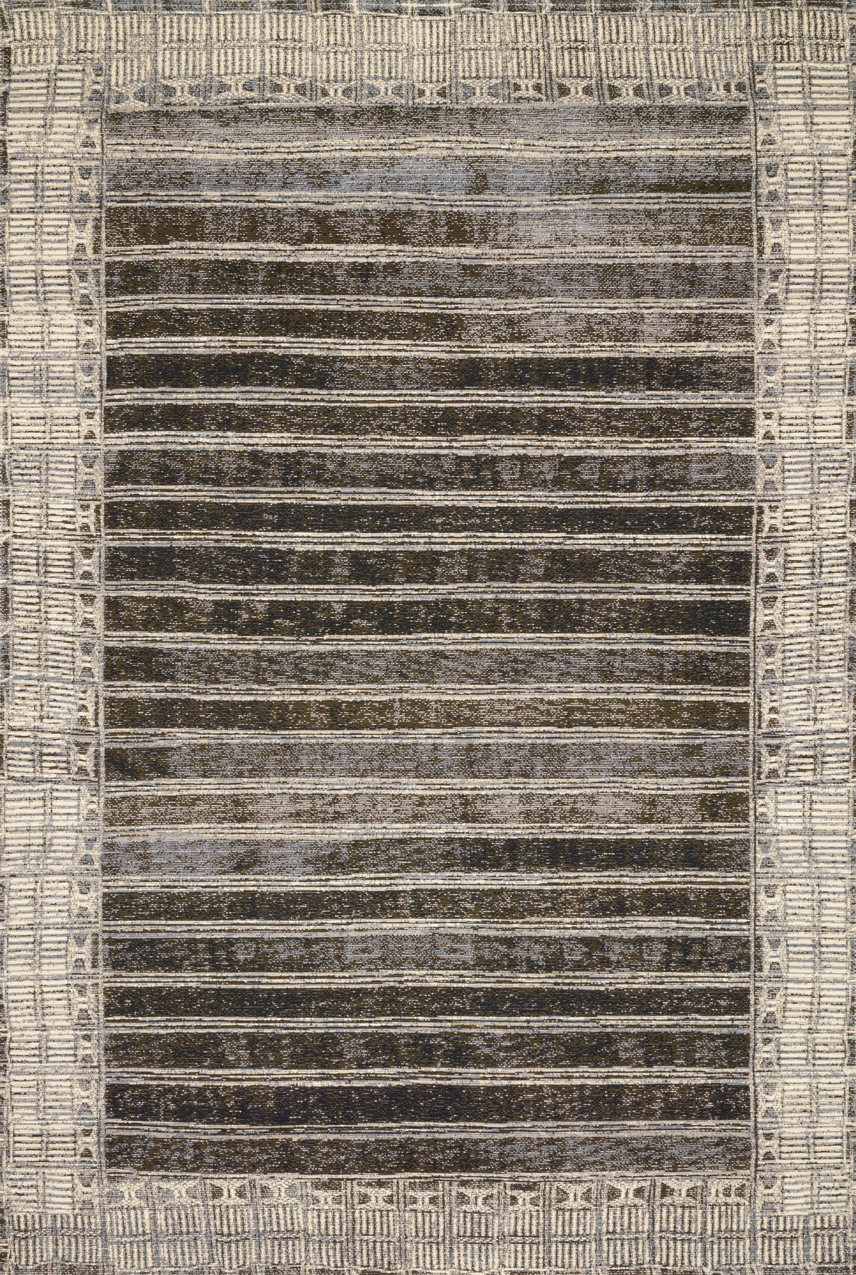 Loloi Mika Rug - Soft Bohemian Area Rug in Charcoal & Ivory, Perfect for Living Room, Bedroom, or Office Decor
