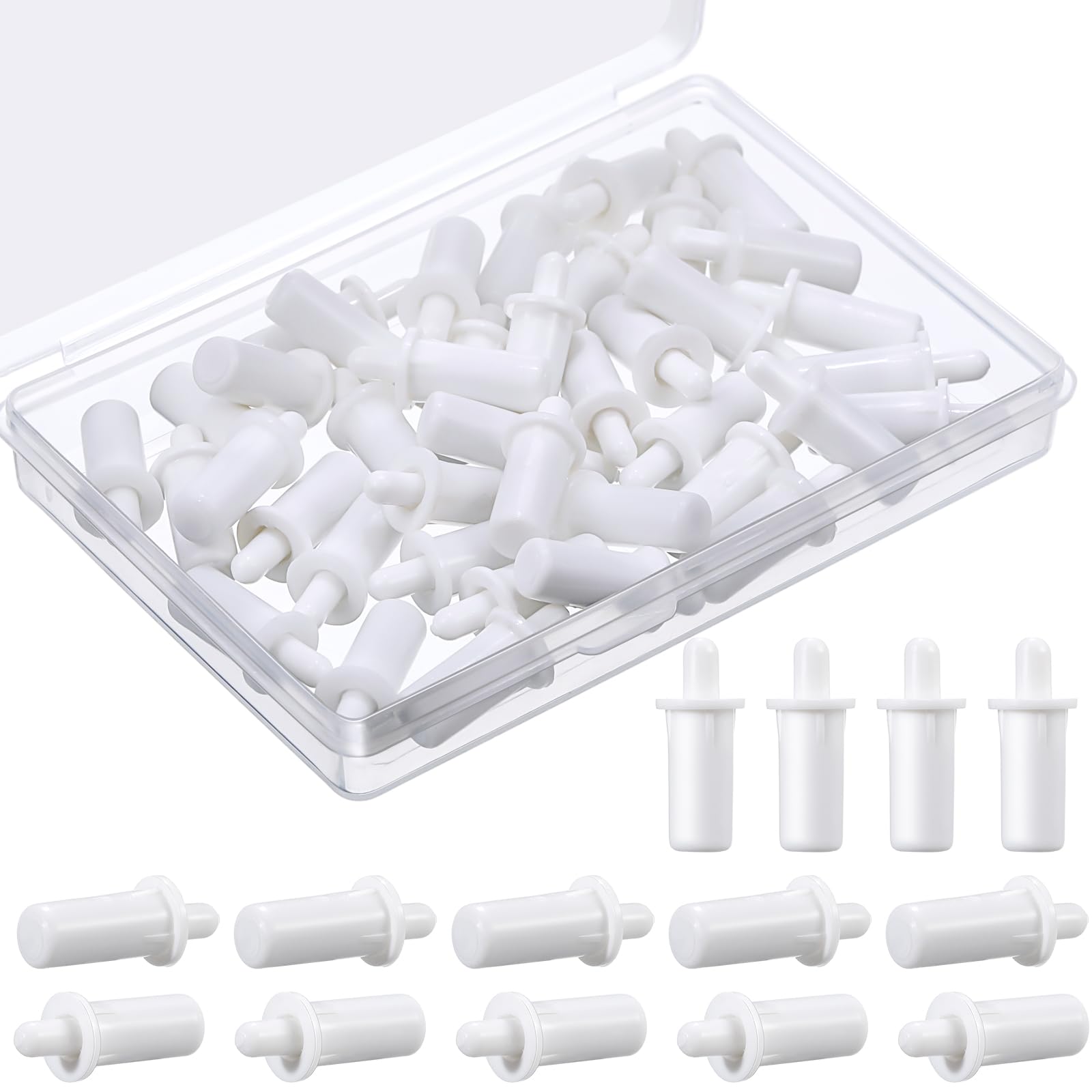 Thyle 100 Pcs Spring Loaded Shutter Repair Pins - Durable Replacement Parts for Plantation Shutter Maintenance, Ideal for Window Shutter Repair and DIY Home Improvement Projects
