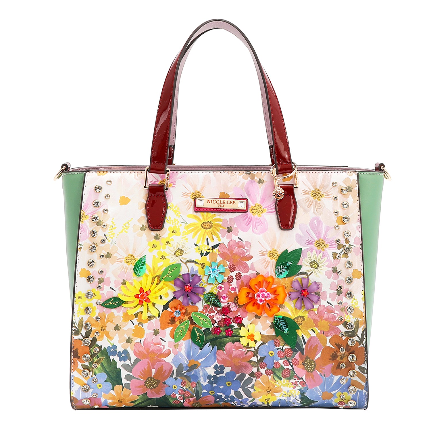 Dreams Blossom Canvas Tote Bag for Women - Stylish & Spacious Handbag for Work, Travel & Shopping