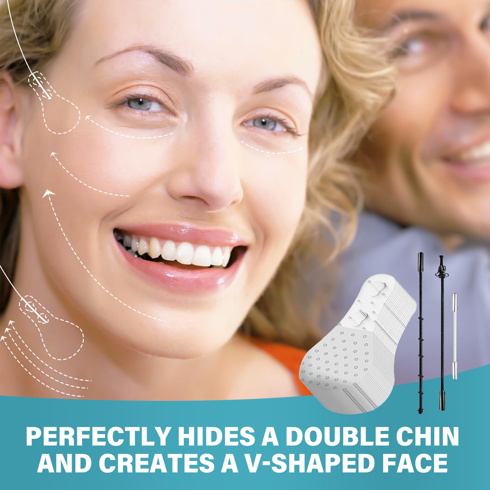 Face Lift Tape 90pcs - Anti-Wrinkle & Skin Tightening for Face, Neck, Eyes - Perfect for Makeup & Special Events