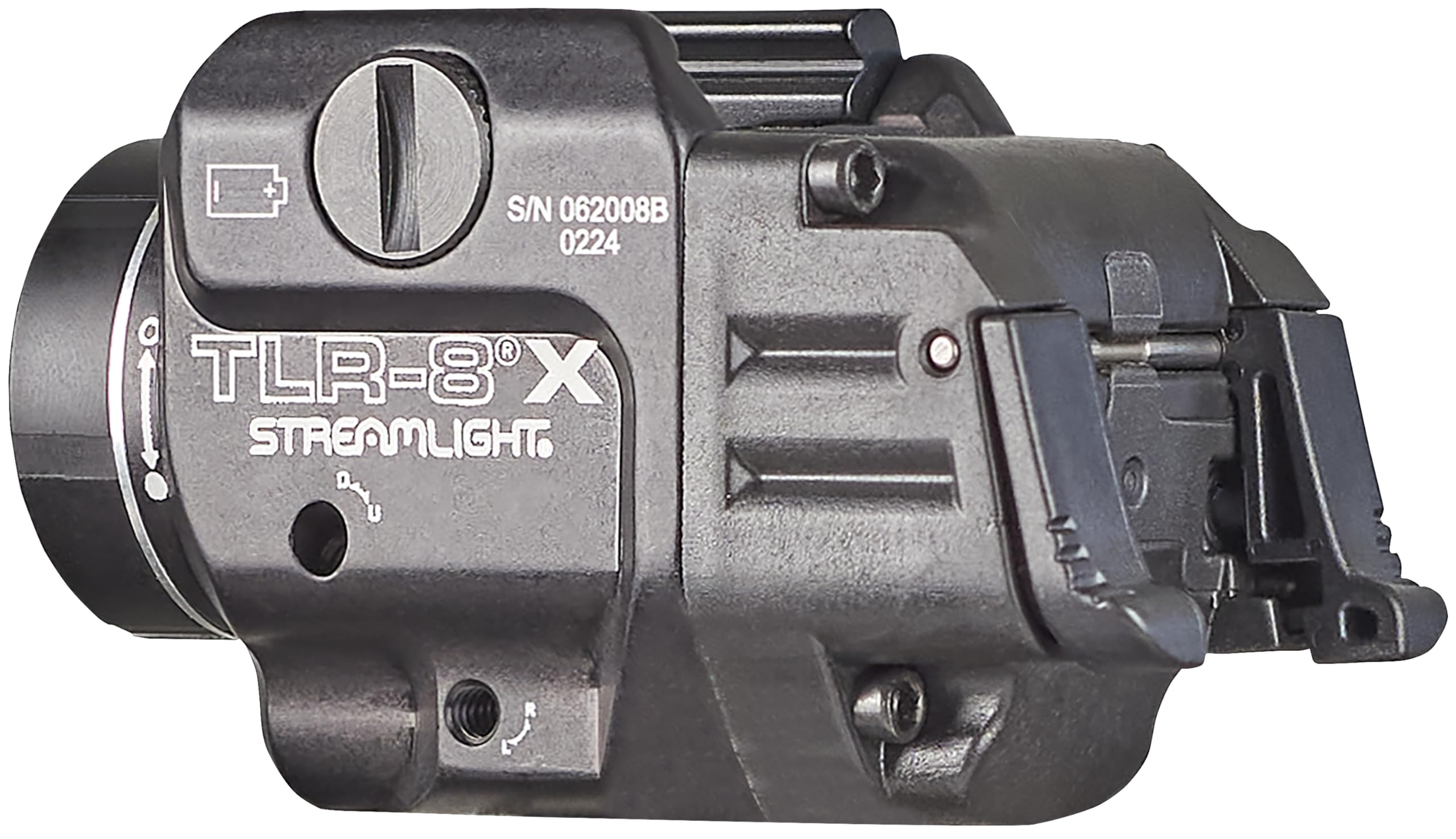 Streamlight 69414 TLR-8 X 500-Lumen Tactical Weapon Light with Red Laser - Compatible with Glock, SIG Sauer & More | Includes Mounting Kit & Keys for Handguns | Perfect for Home Defense, Law Enforcement & Tactical Training