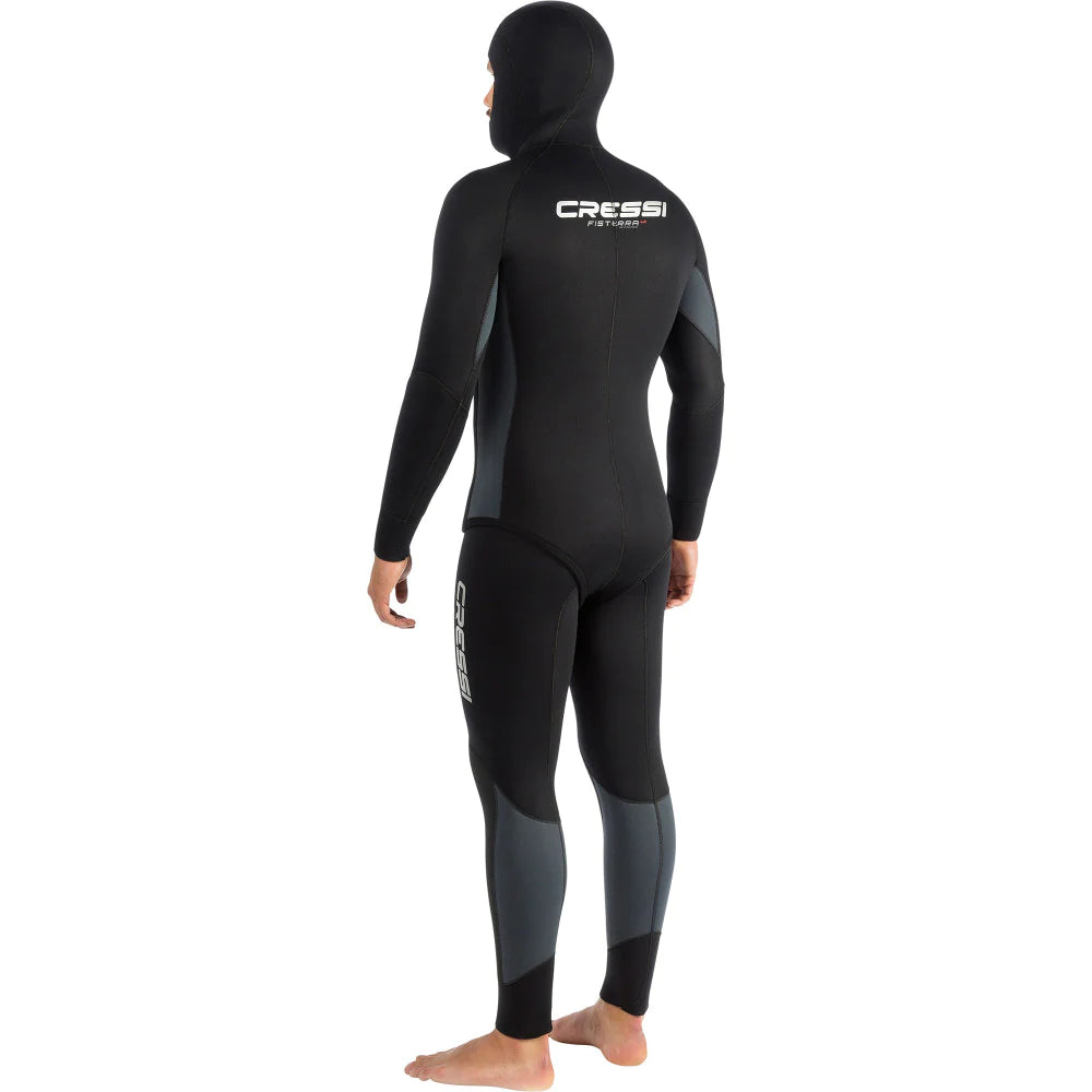 Cressi Fisterra 8mm Wetsuit for Scuba Diving & Spearfishing - Premium Neoprene Diving Suit for Cold Water & Ocean Adventures