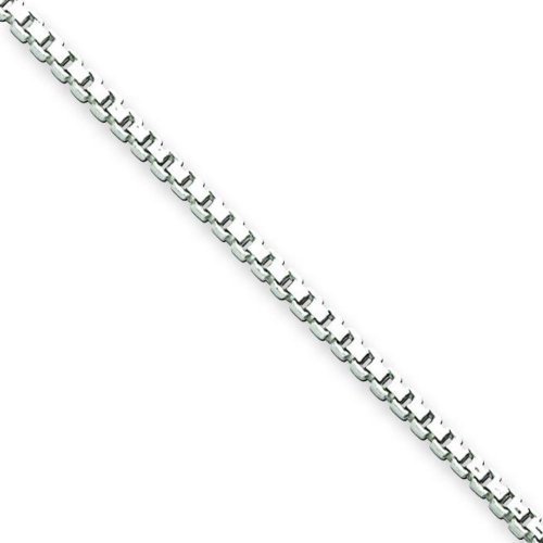 FindingKing Sterling Silver Box Chain Necklace 18