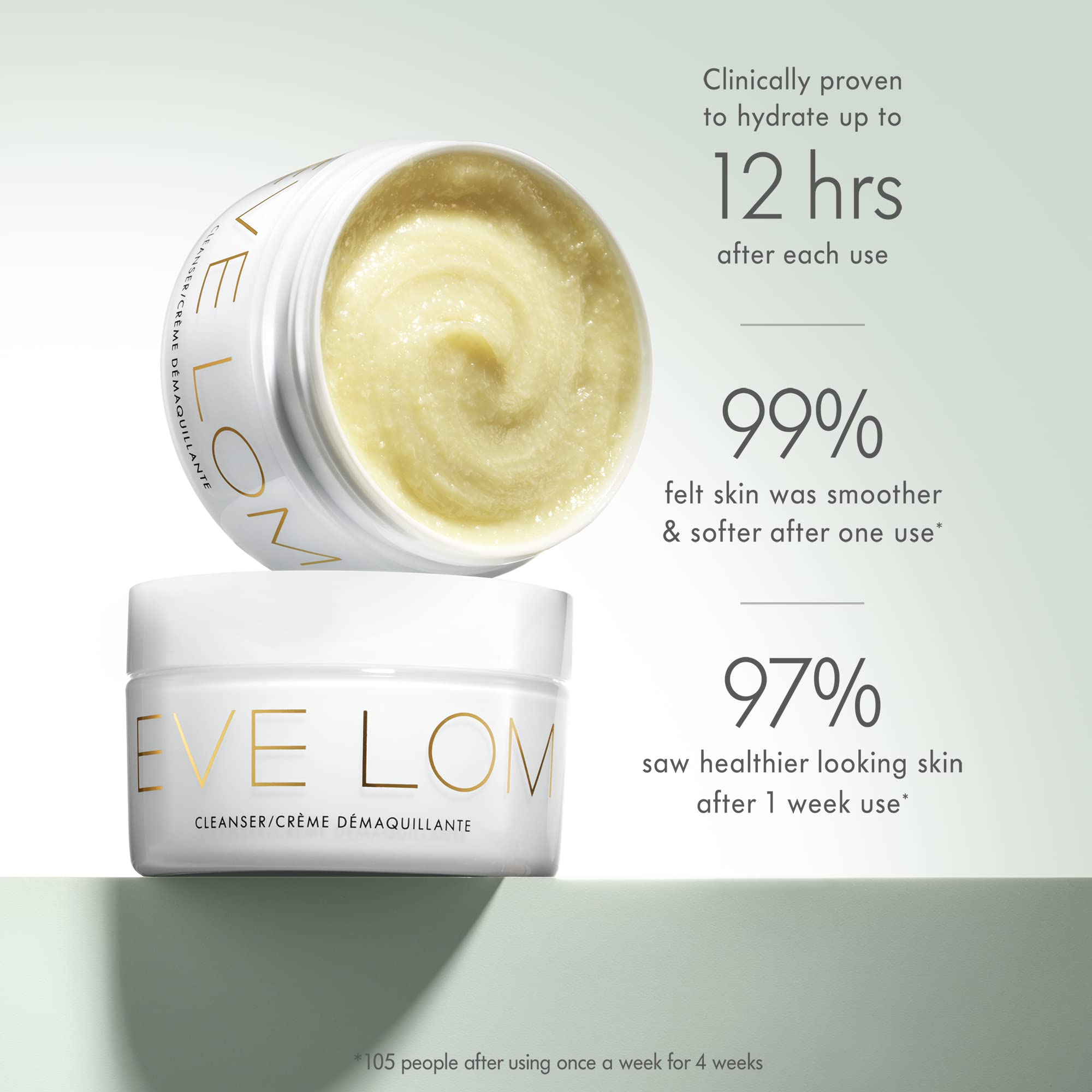 EVE LOM The Original Cleansing Balm - 5-in-1 Deep Cleansing Facial Cleanser with Muslin Cloth | Gentle Exfoliator & Hydrating Moisturizer | Removes Waterproof Makeup | Perfect for Nighttime Skincare & Spa Days
