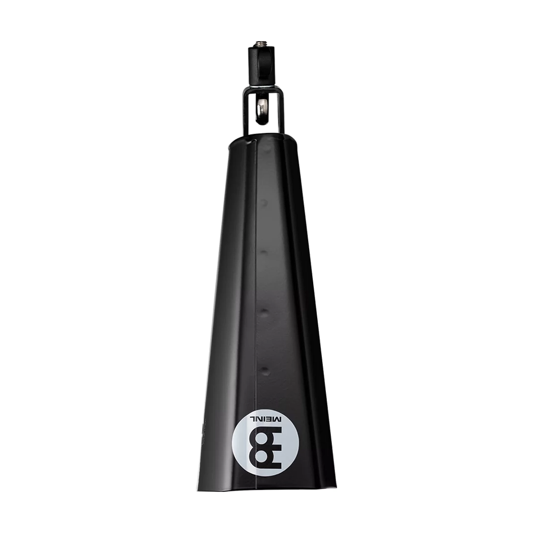 8 1/2 Inch Black Powder Coated Steel Cowbell - Durable Rust-Resistant Farm & Sports Accessory for Livestock, Horses & Sporting Events