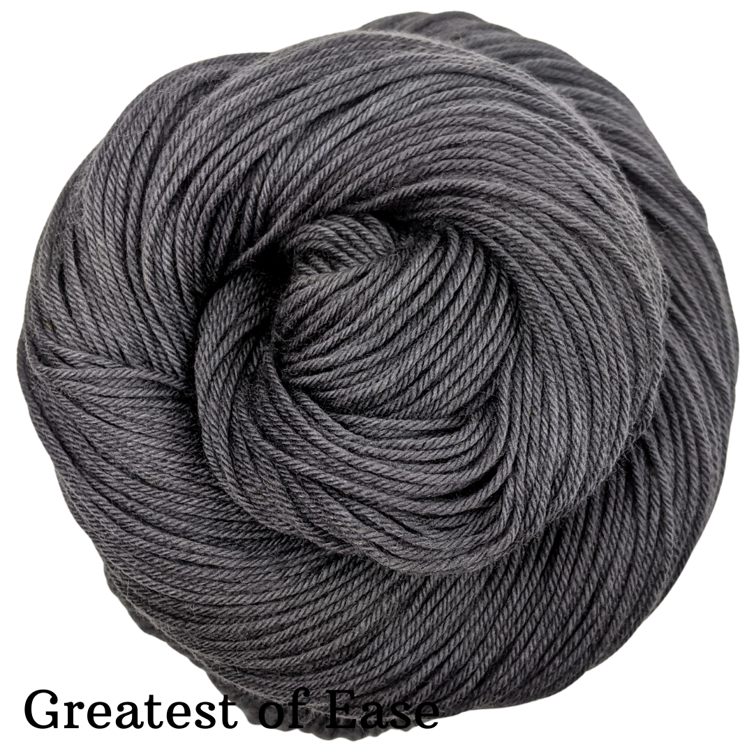 Knitcircus Yarns - Fade to Black Semi-Solid Hand-Dyed Skeins | Custom Order Yarn for Knitting & Crocheting Projects