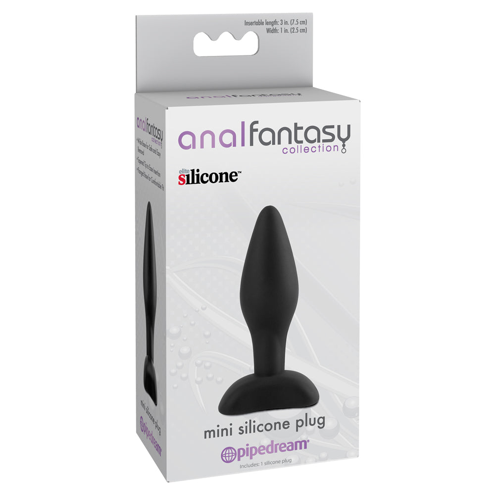 Anal Fantasy Silicone Butt Plug Mini - Comfortable & Discreet Anal Training Toy for Beginners - Perfect for Sensual Play & Intimate Exploration