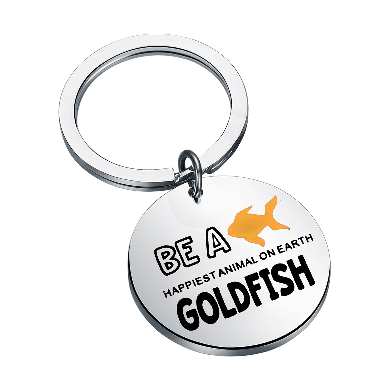 BLEOUK TV Show Inspired Keychain - Be a Goldfish Soccer Football Gift for Fans | Perfect for Keyrings, Backpacks & Fan Merch Collections