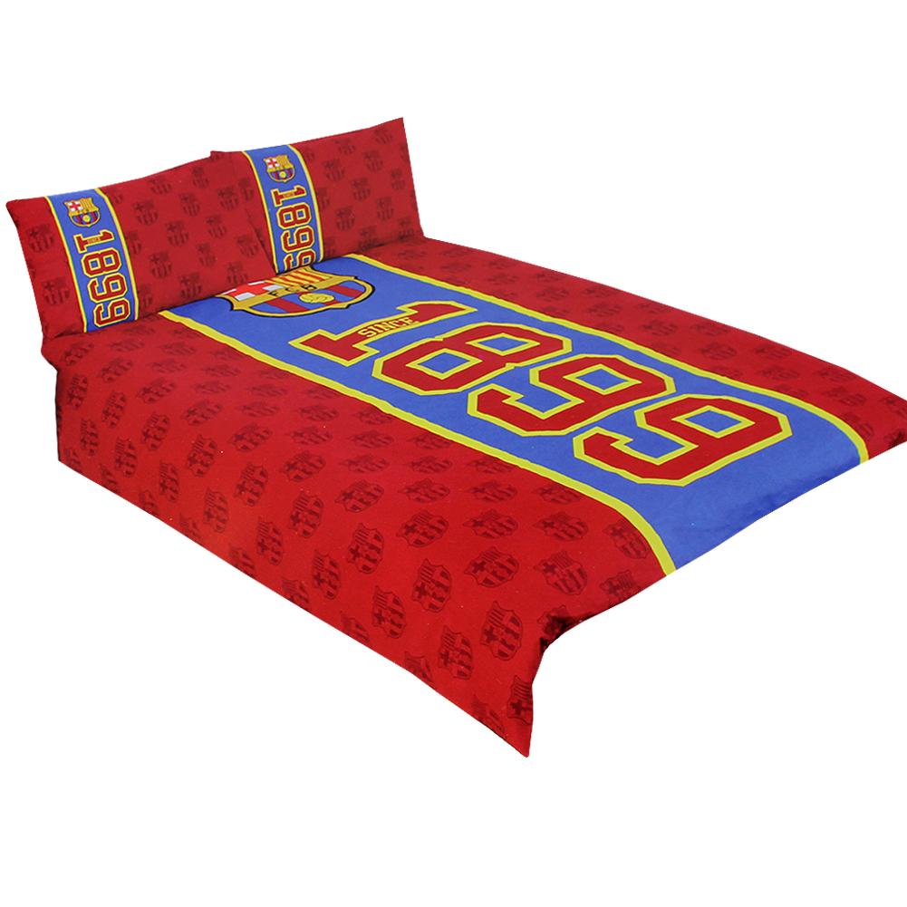Barcelona Double Duvet Set - Queen Size Luxury Bedding - 100% Cotton Soft Comforter Cover - Perfect for Master Bedroom & Guest Room Decor