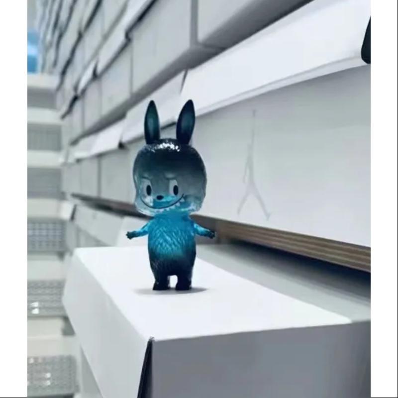 Labubu The Monsters Series 2 Blue Black Action Figure - Collectible Vinyl Art Toy for Display & Gifts | Perfect for Anime Fans, Home Decor, and Pop Culture Enthusiasts
