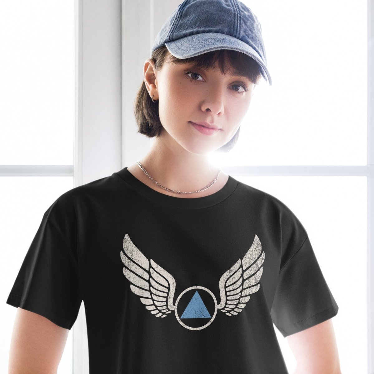 Wings of Recovery - Women's Crop Top | Comfortable Workout & Yoga Shirt for Fitness & Recovery