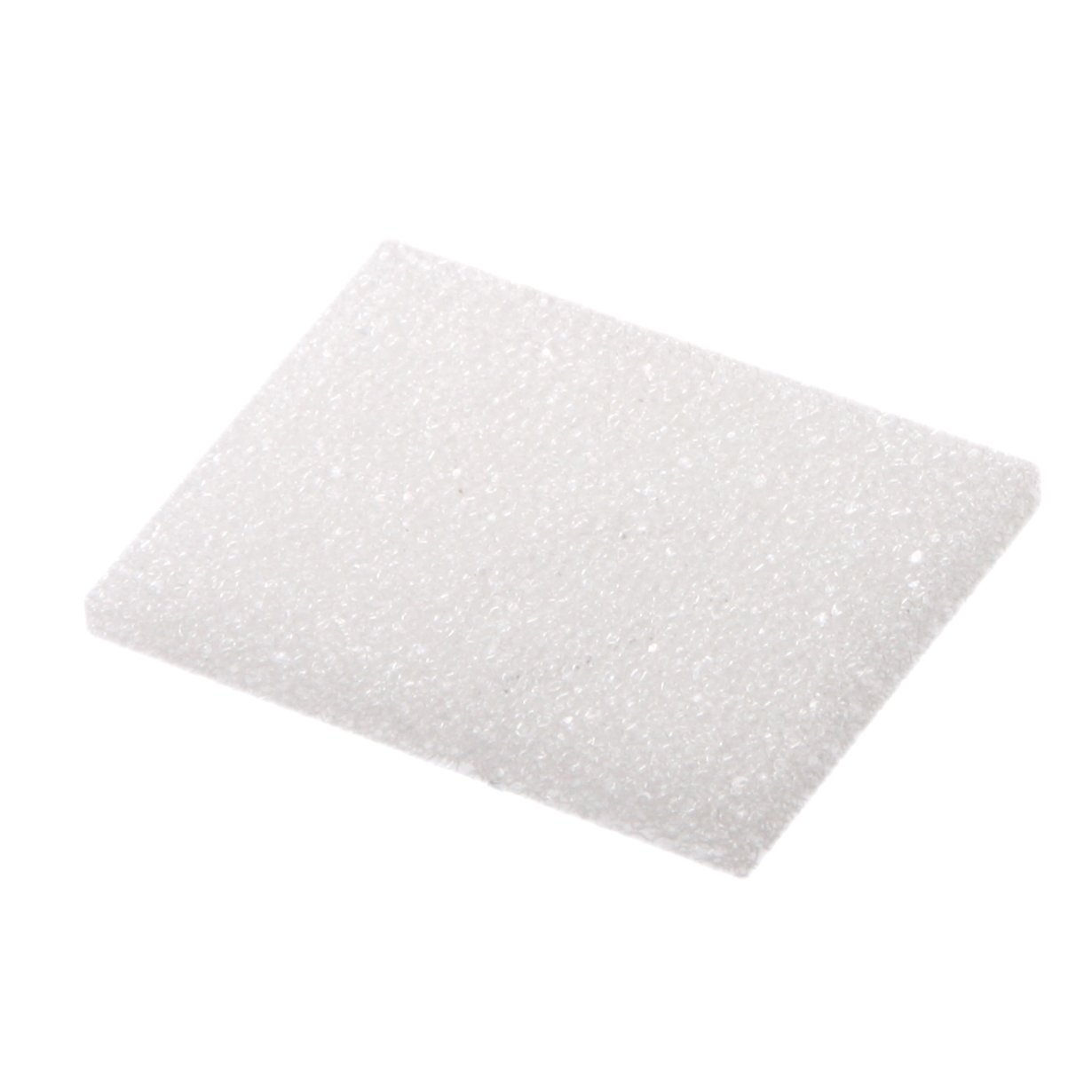 6130 White Polyester Plastic Foam Biopsy Pads - 1 x 1-1/4
