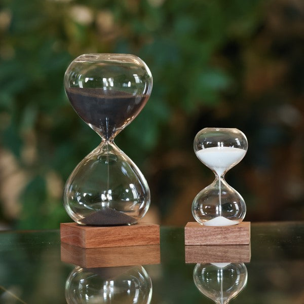 Mindfulness Meditation Hourglass Set - 5/10/15 Minute Sand Timer for Yoga, Relaxation & Focus - Perfect for Home, Office & Classroom Use