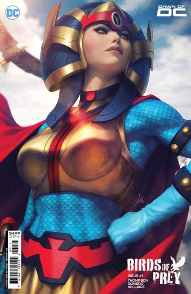 Birds Of Prey #1 Cover B Stanley Artgerm Lau Card Stock Variant - Premium Collectible Comic Book Cover Art - Perfect for Comic Collectors, Display, and Fan Art