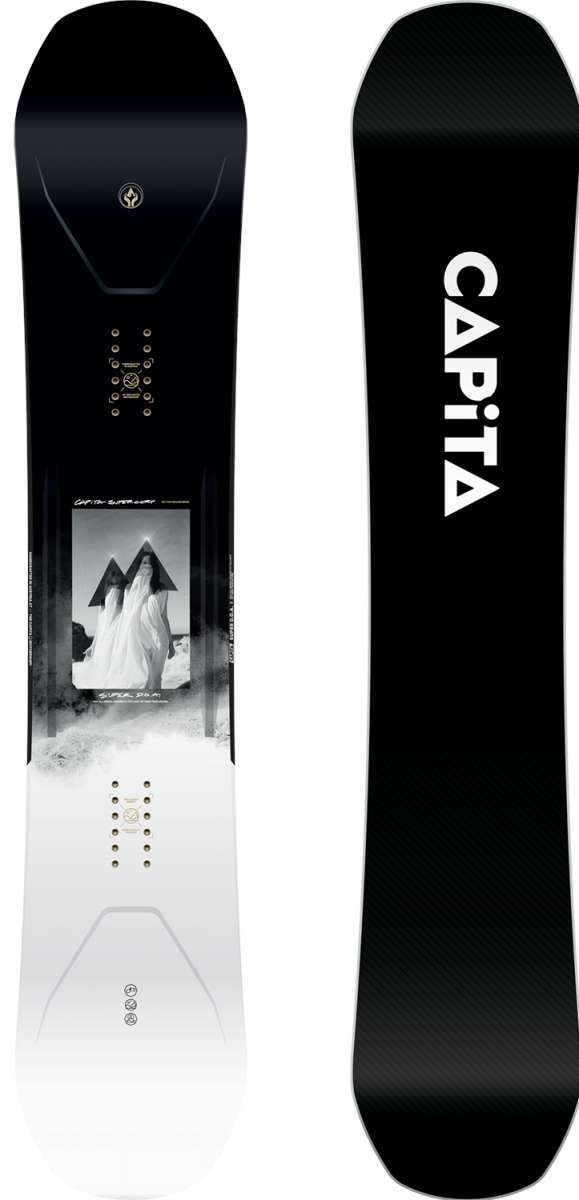 2024 Capita Super DOA Snowboard - All-Mountain Freestyle Snowboard for Men & Women | Perfect for Park, Powder & Backcountry Riding