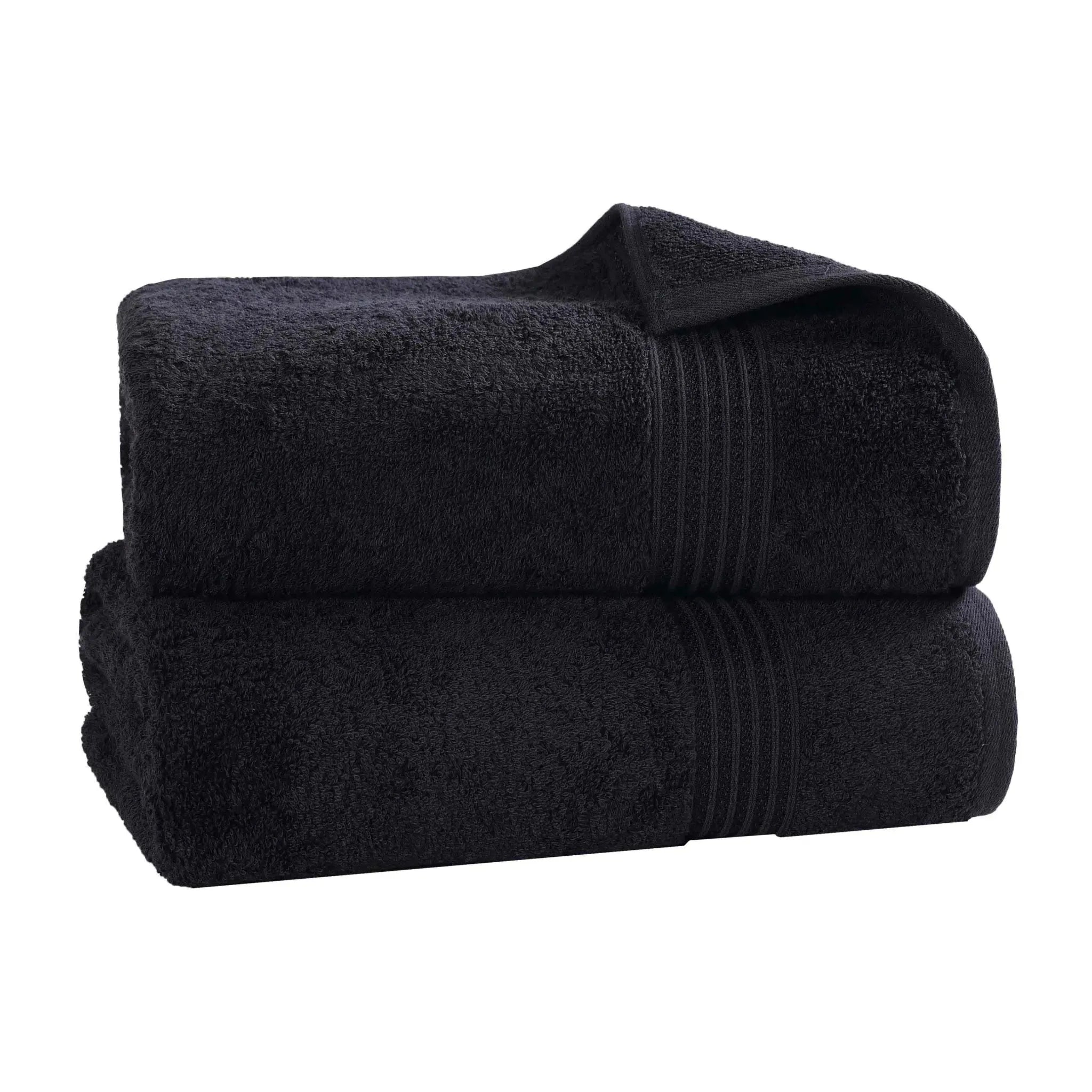 Premium Egyptian Cotton Bath Towel Set of 2 - Ultra Soft & Highly Absorbent Luxury Bath Sheets for Spa, Hotel & Home Use - 100% Heritage Cotton (White)