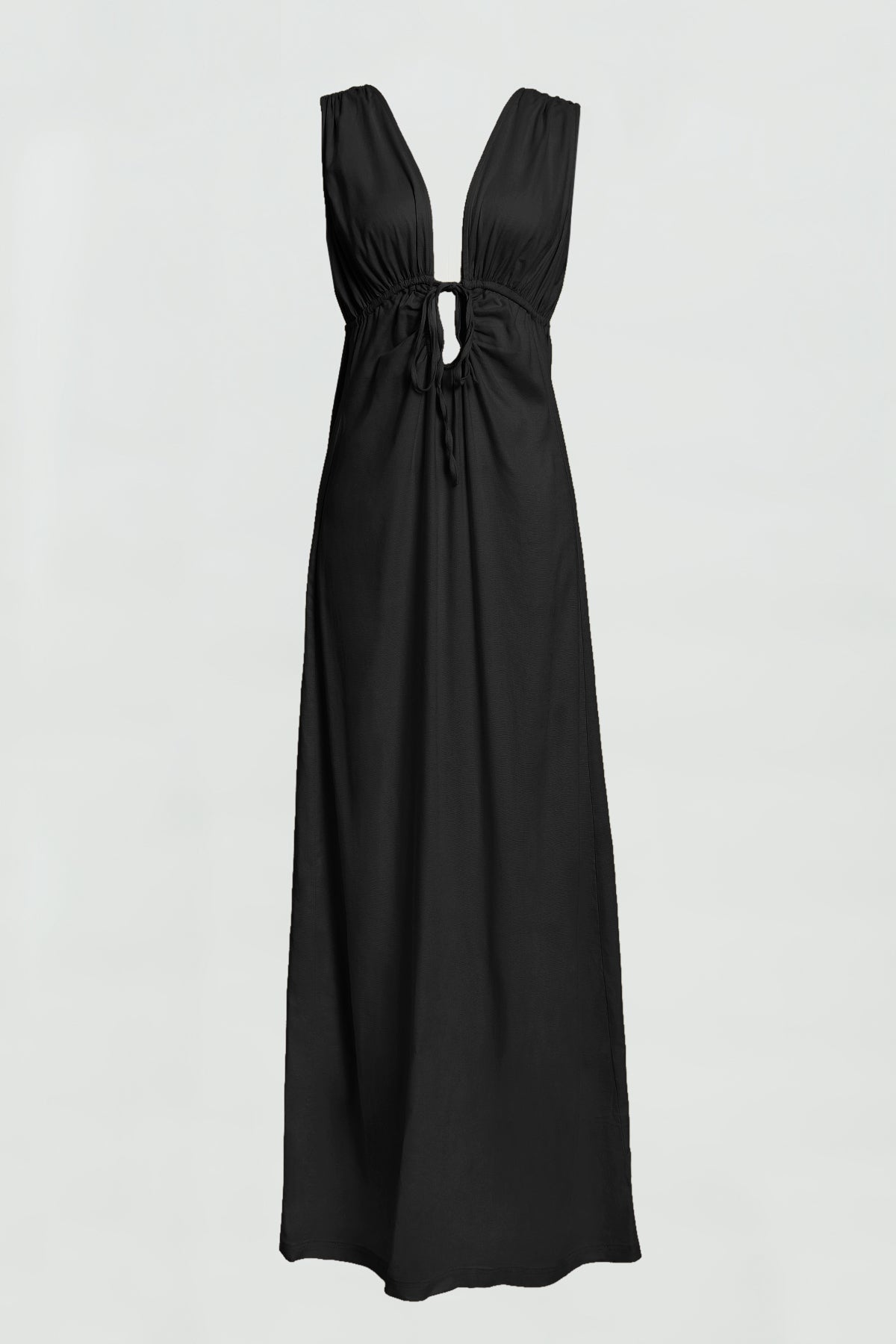 Calli Linen Dress for Women - Black Summer Maxi Dress | Breathable & Comfortable Linen Fabric | Perfect for Beach Vacation, Casual Outings & Boho Style Fashion