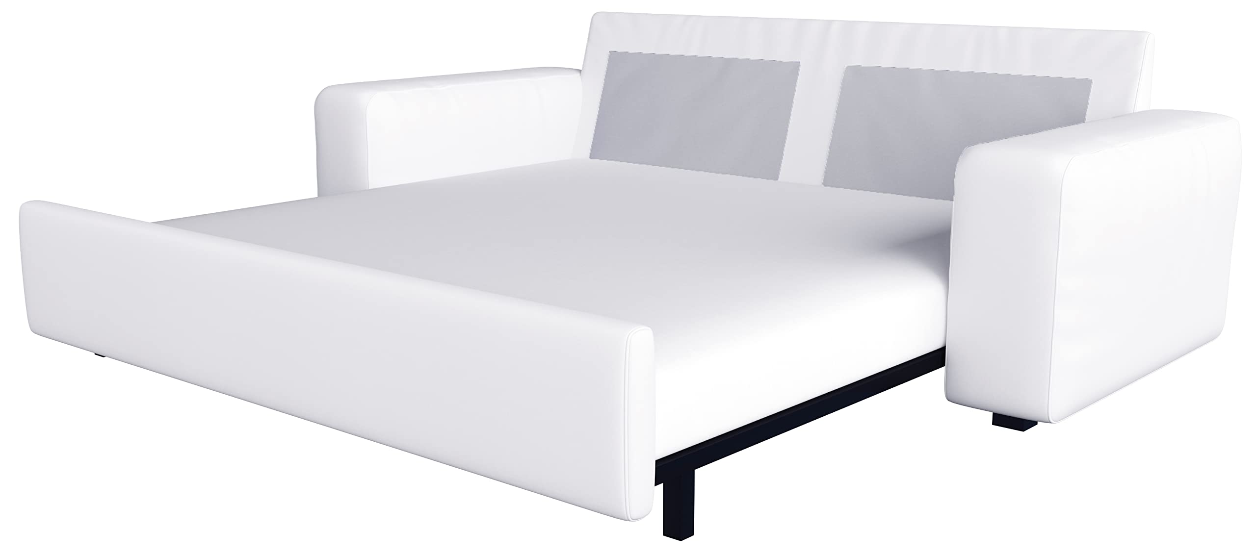 Custom-Made KIVIK Sofa Bed Cover Replacement - Compatible with IKEA Kivik Sleeper Sofa | Cotton White Slipcover | Perfect for Home Decor & Guest Room Setup