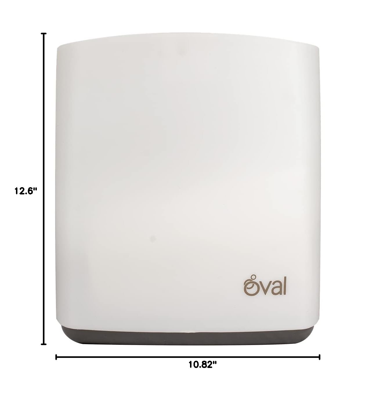 Oval Wall Mount Paper Towel Holder & Dispenser - Large Capacity for 400 Multifold Towels | Durable ABS Commercial Grade for High-Traffic Areas | Perfect for Restaurants, Office Bathrooms & Kitchen Use