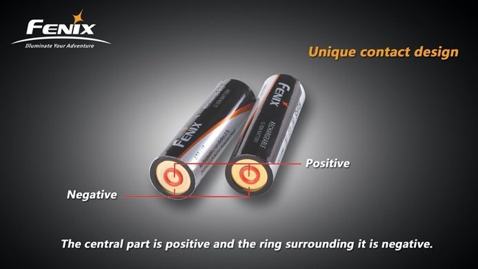 Fenix ARB L1 2600 Rechargeable Lithium Battery - Compatible with Fenix Flashlights - Perfect for Camping, Hiking & Emergency Preparedness