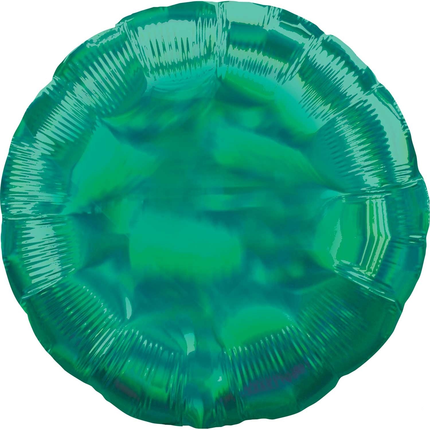 45cm Standard Holographic Iridescent Green Circle Balloon for Party Decorations, Birthday Celebrations, Photo Backdrops and Special Events